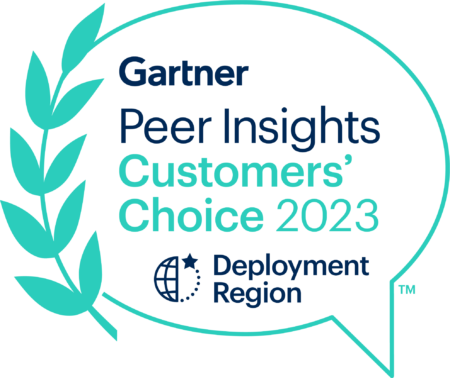 gartner peer insights customers choice deployment region badge color 2023